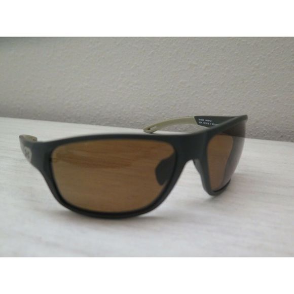 Under Armour UA 0004/S Battle Men's Green Rectangular Brown Polarized Sunglasses - Picture 5 of 11